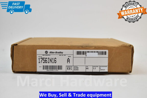 Surplus Allen Bradley 1756-IN16 Ser A ControlLogix 16 Pt Module 1756-1N16