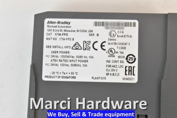Allen Bradley lot 1734-OB8E 1734-CTM 1734-IB8 1734-VTM 1734-FPD