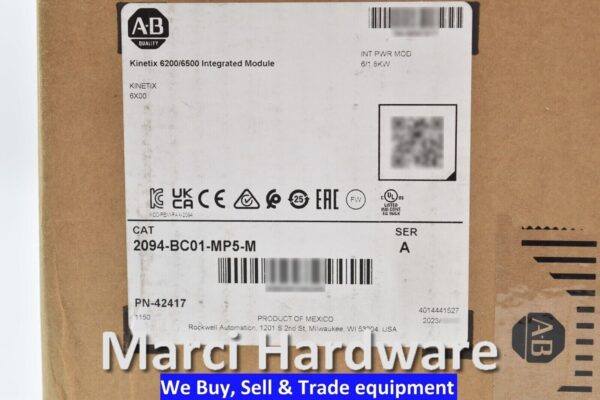 Surplus Allen-Bradley 2094-BC01-MP5-M Ser A Integrated Axis Power 360/480VAC 3PH
