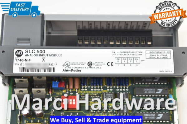 Surplus Allen-Bradley 1746-NI4 /A SLC 500 4Ch High Resolution Input Module