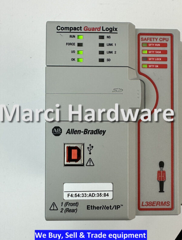 Allen-bradley 1769-L38ERMS /A Compact GuardLogix CPU L38ERMS 5M/1.5M
