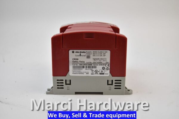 Surplus Allen Bradley 440C-CR30-22BBB /A Guardmaster Safety Relay 22 I/O