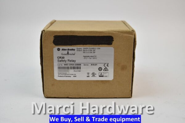 Surplus Allen Bradley 440C-CR30-22BBB /A Guardmaster Safety Relay 22 I/O