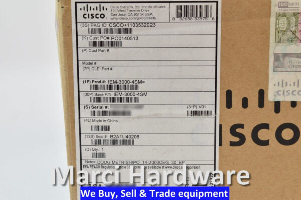 New Cisco IEM-3000-4SM Industrial Ethernet Switch