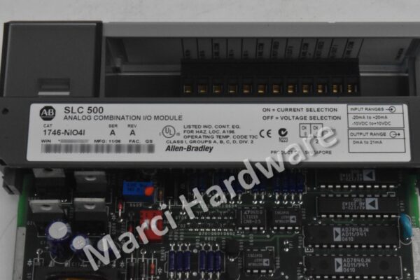 Surplus Allen Bradley 1746-NIO4I SLC 500 Analog Output Module 1746NIO4I