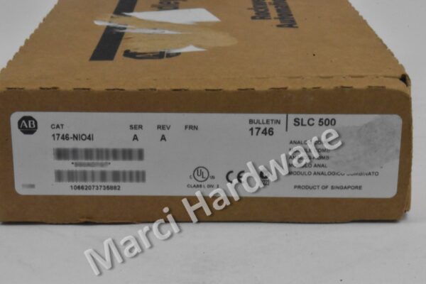 Surplus Allen Bradley 1746-NIO4I SLC 500 Analog Output Module 1746NIO4I