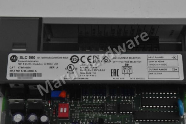 Surplus Allen-Bradley 1746-NIO4I Ser A SLC 500 Analog Output Module 1746NIO4I