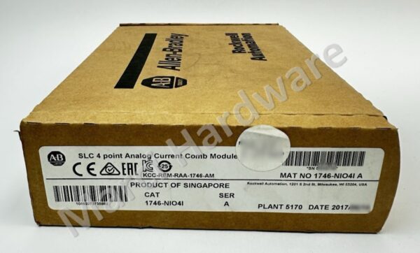 Surplus Allen-Bradley 1746-NIO4I Ser A SLC 500 Analog Output Module 1746NIO4I