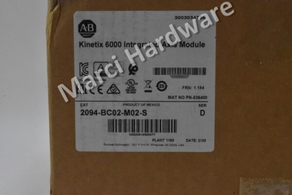 Allen Bradley 2094-BC02-M02-S /D Integrated Axis Module 460V 15kW